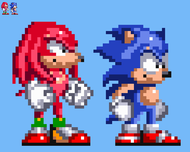 10x S1-S3K Trilogy Fusion Knuckles Styled Sonic by Abbysek on DeviantArt