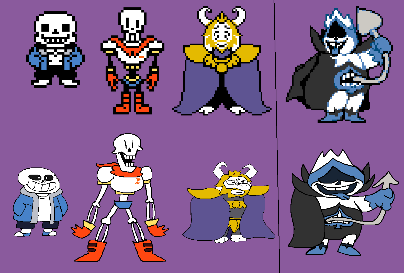 Undertale - Sans Battle in Deltarune style by Bardock181 on DeviantArt