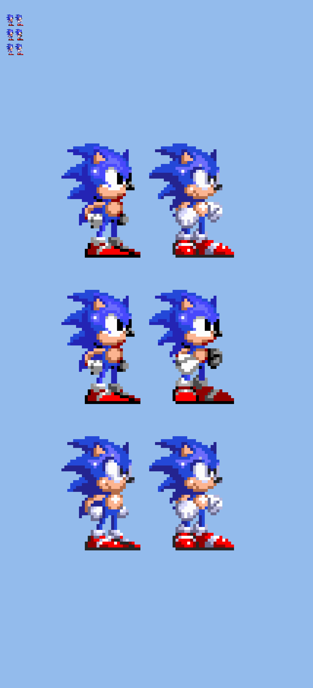 10x S3K Styled Sonic Sprites - Sonic.EXE Head in F by Abbysek on DeviantArt