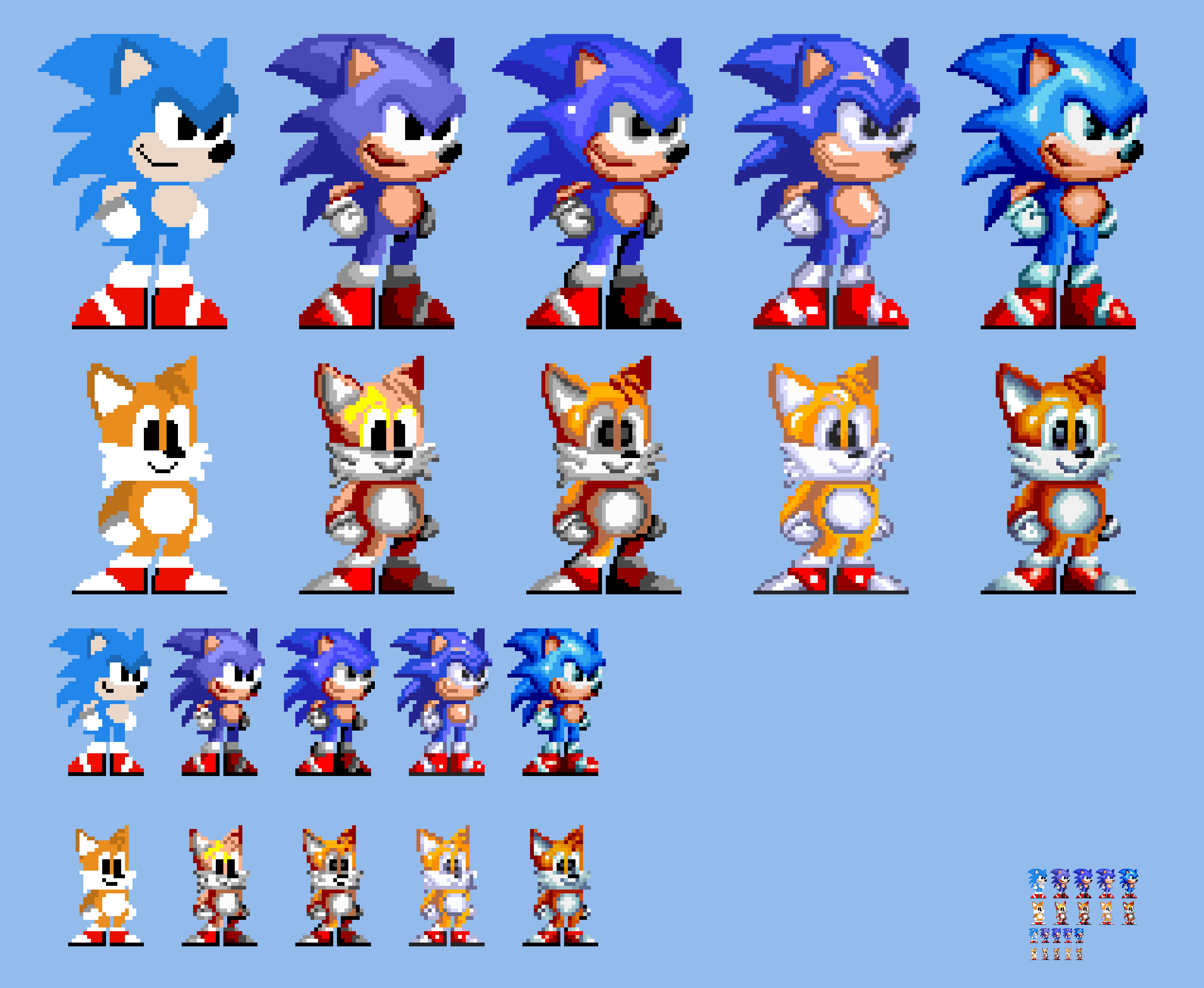 10x How I made Super Sonic in Sonic 1 Styled Sprit by Abbysek on DeviantArt