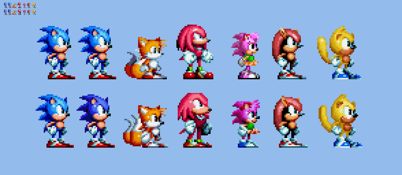 10x Sonic Mania Plus Origins, But Its Only The Cha by Abbysek on