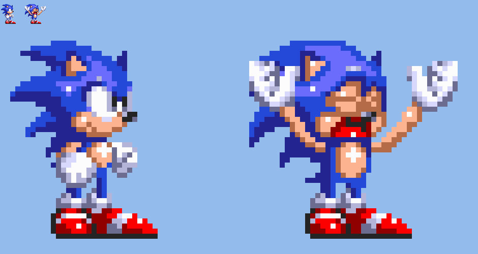 Posted By Dr0sik At - Sonic Animation Sprite Sheet, HD Png Download -  900x1086 (#6642525) - PinPng