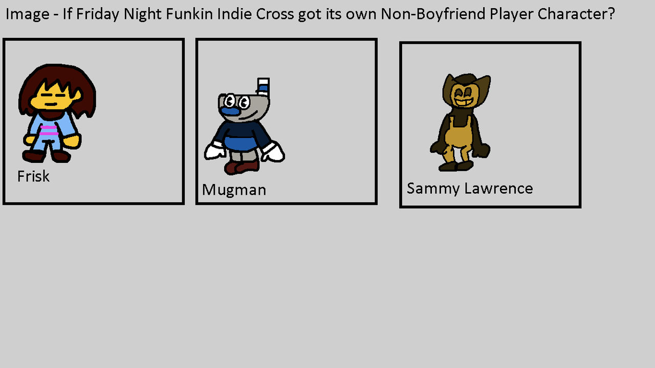 Round 2 Idea for Indie Cross (yes it was made in ms paint) :  r/FridayNightFunkin