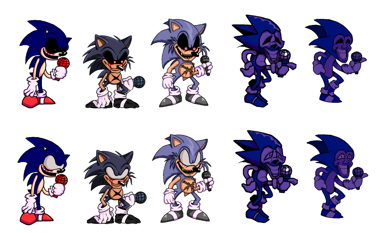 Sonic.EXE, Lord X and Majin Sonic Uncanny Phase 3 by Abbysek on DeviantArt