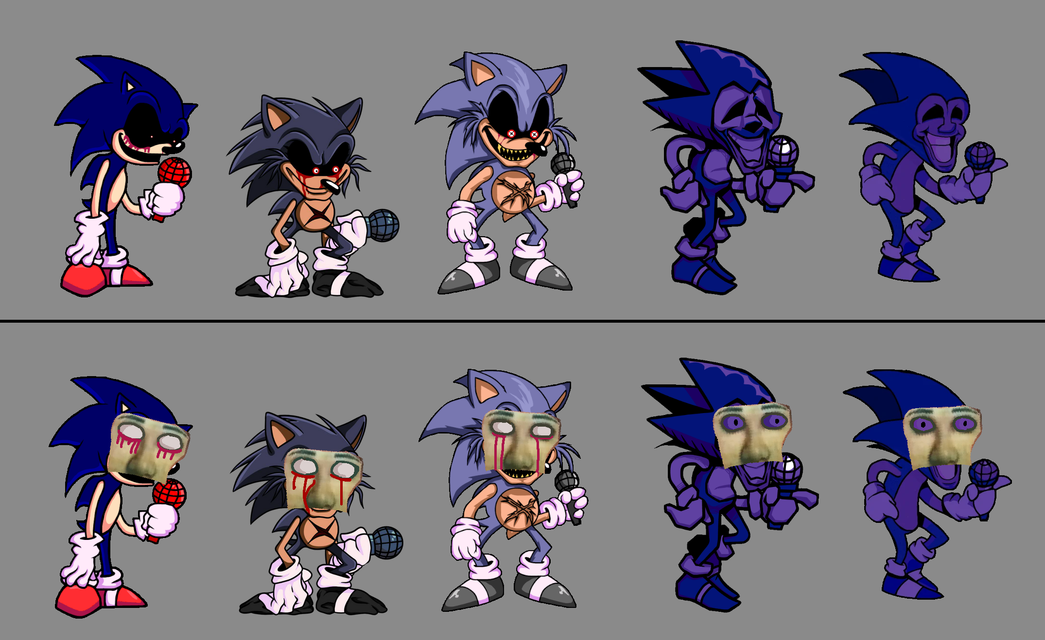 Fnf Sonic.exe: Cycles but with 3D Lord X Sprites (+ Release) 