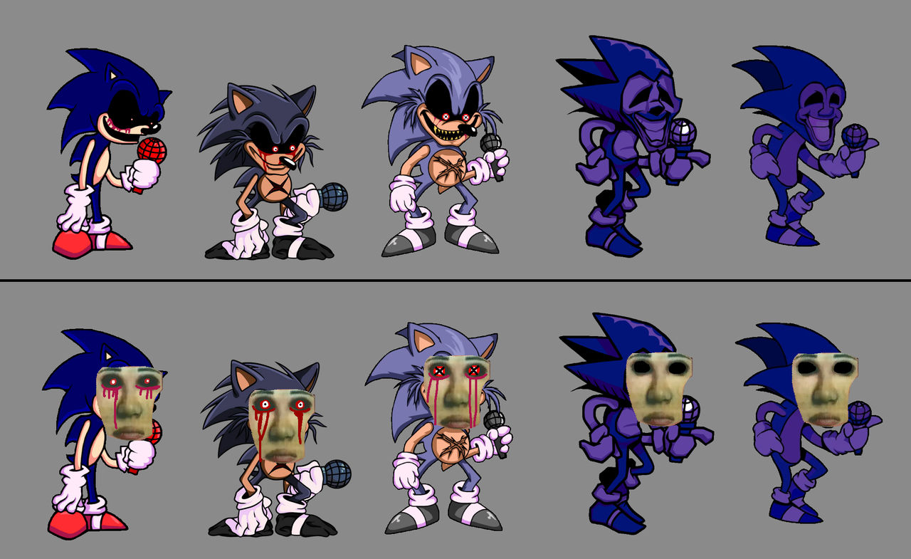 Execution (Lord X and Majin Sonic Vs. Sonic.exe, Sonic, BF, Monika) 