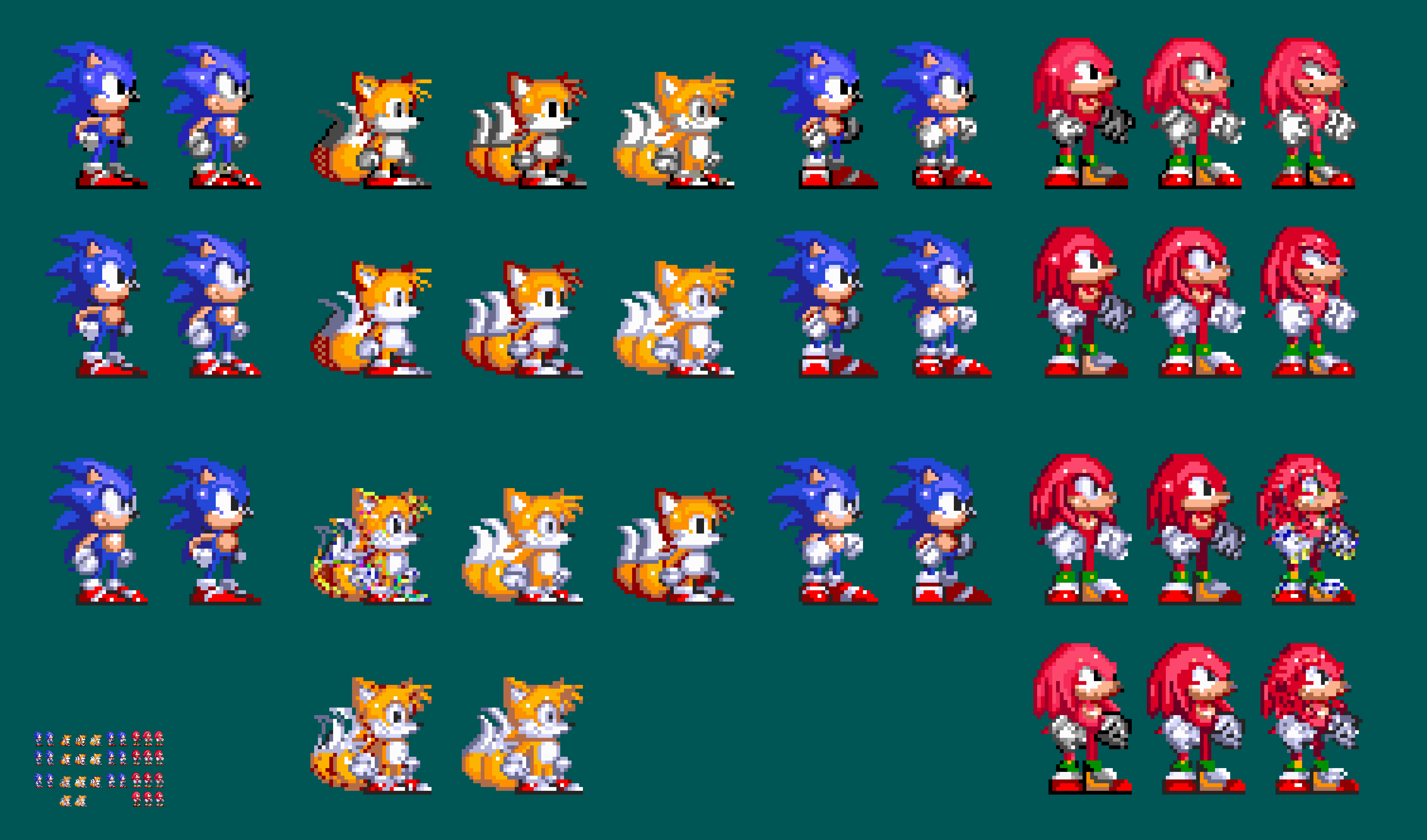 10x S3K Styled Sonic Sprites - Sonic.EXE Head in F by Abbysek on DeviantArt