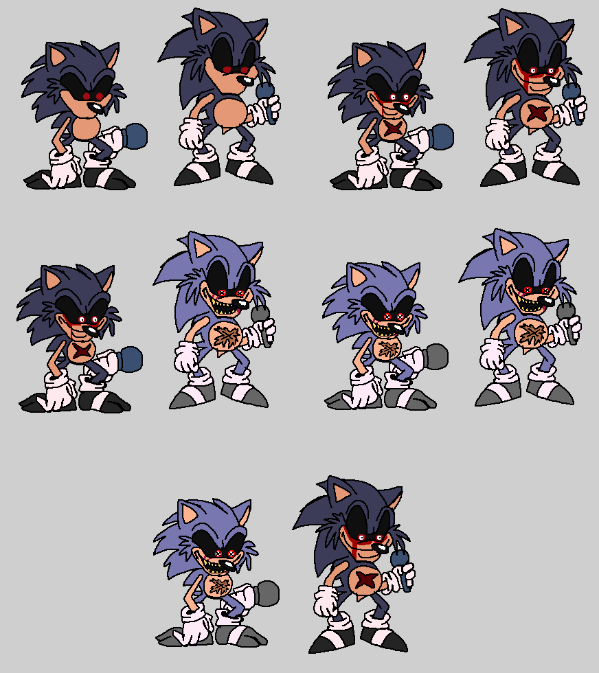 Sonic 2 Drawing styled Sonic.Exe-Lord X Combinatio by Abbysek on DeviantArt