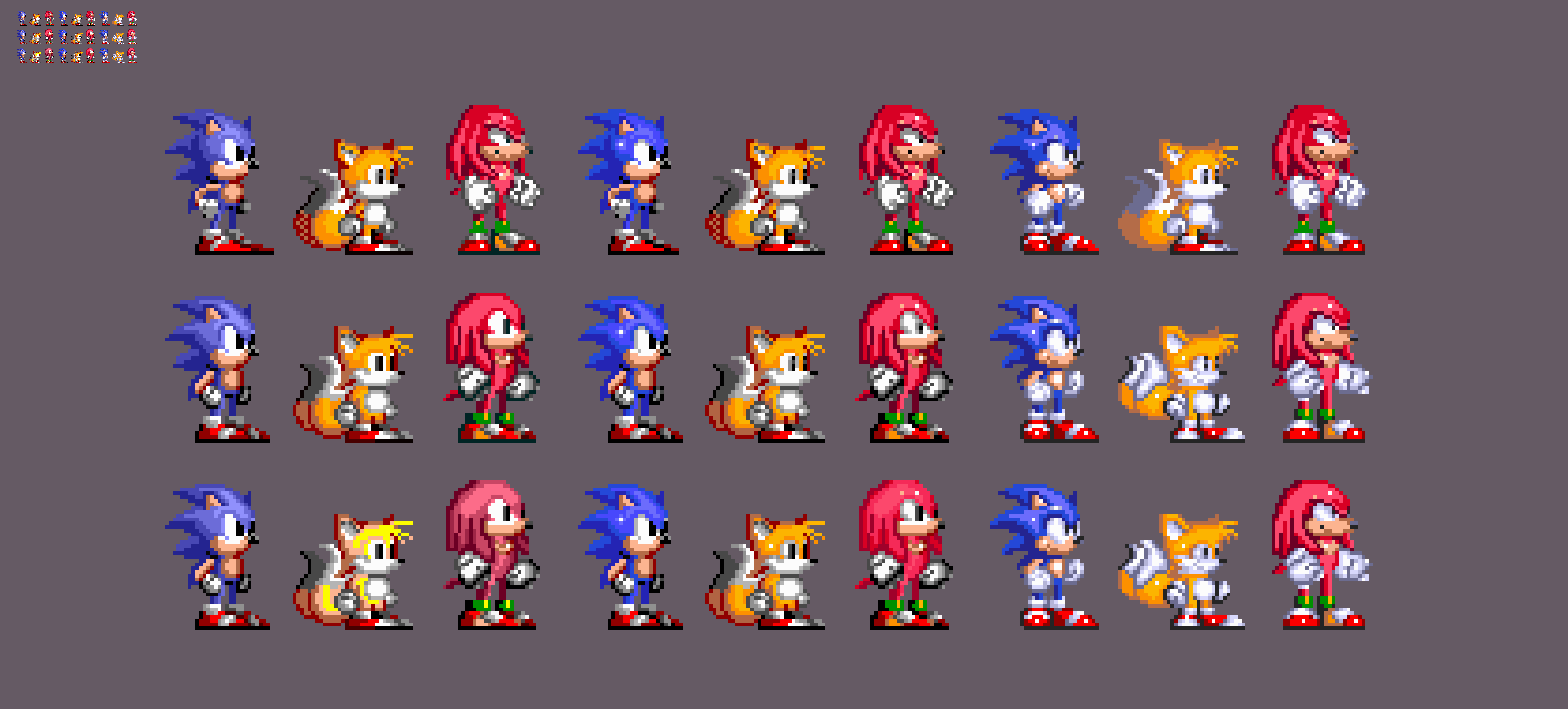 2011 X (Advanced) Sprites by TheSonicPrime on DeviantArt