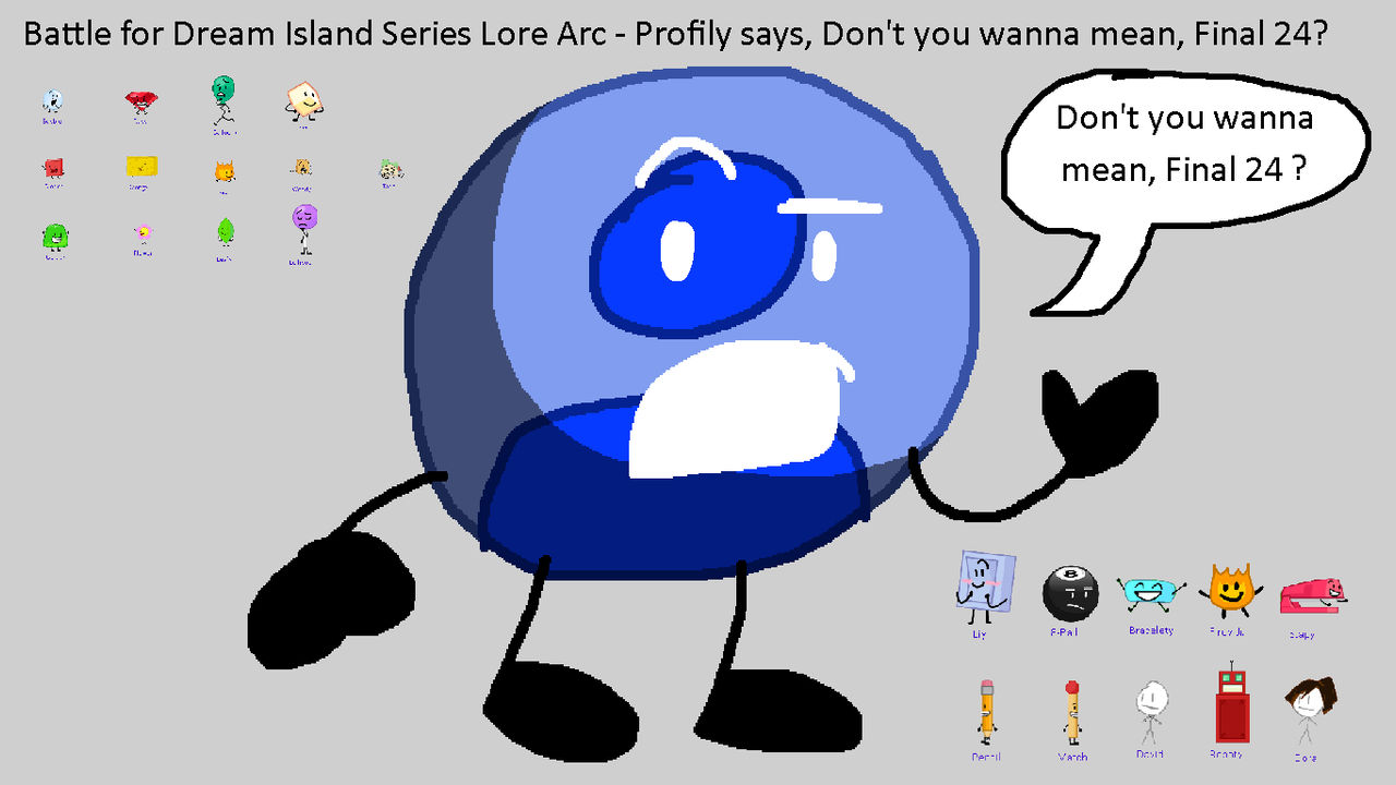 Profilely Battle for Dream Island Series Lore Arc - Profily by Abbysek on DeviantArt