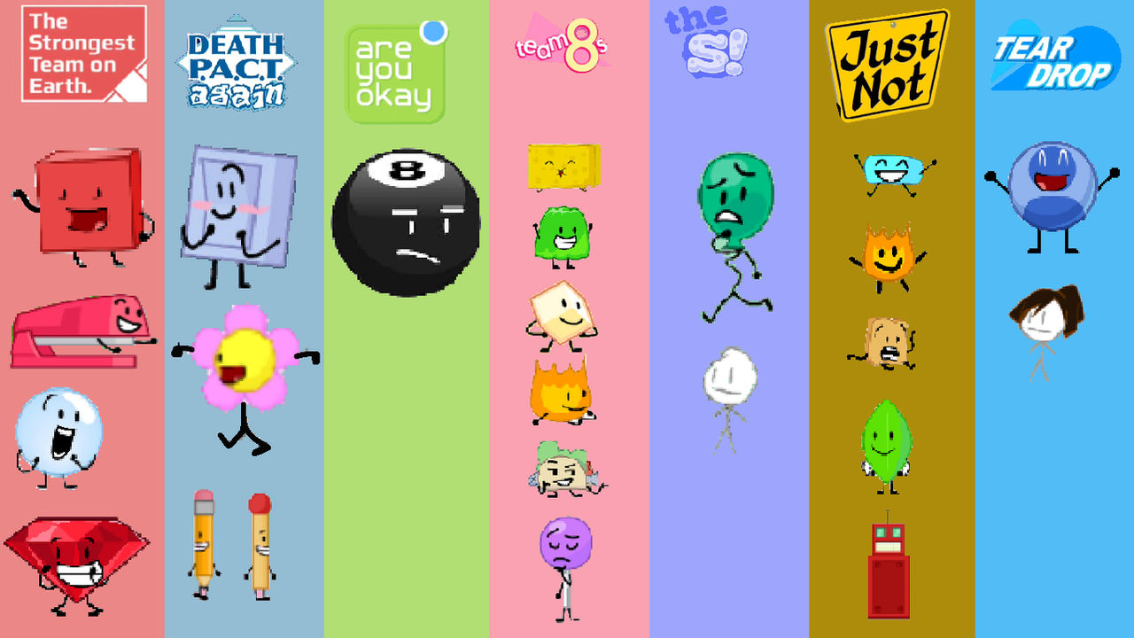 7 Team Rest of Non-TPOT in BFDI TPOT Season 5 2 by Abbysek on DeviantArt