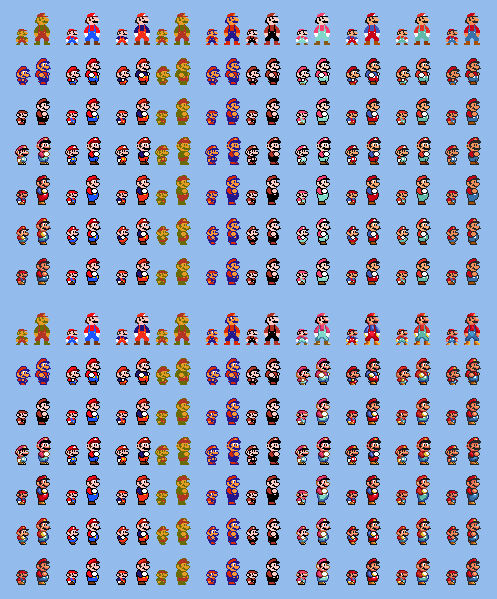 Super Mario Bros Origins but Modern Colors 2 by Abbysek on DeviantArt