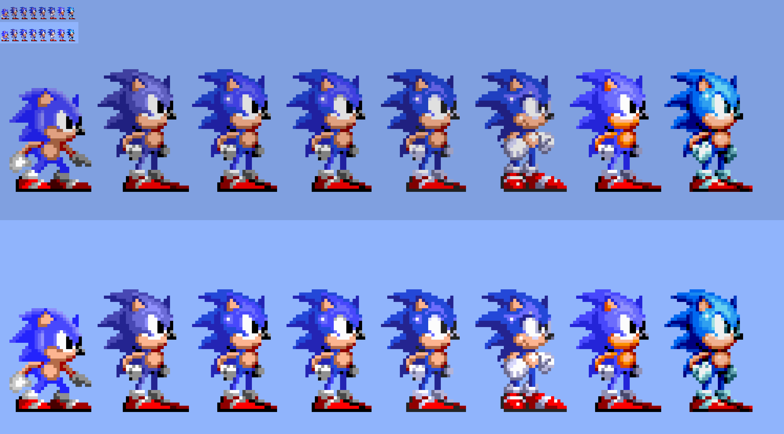 10x How I made Super Sonic in Sonic 1 Styled Sprit by Abbysek on DeviantArt