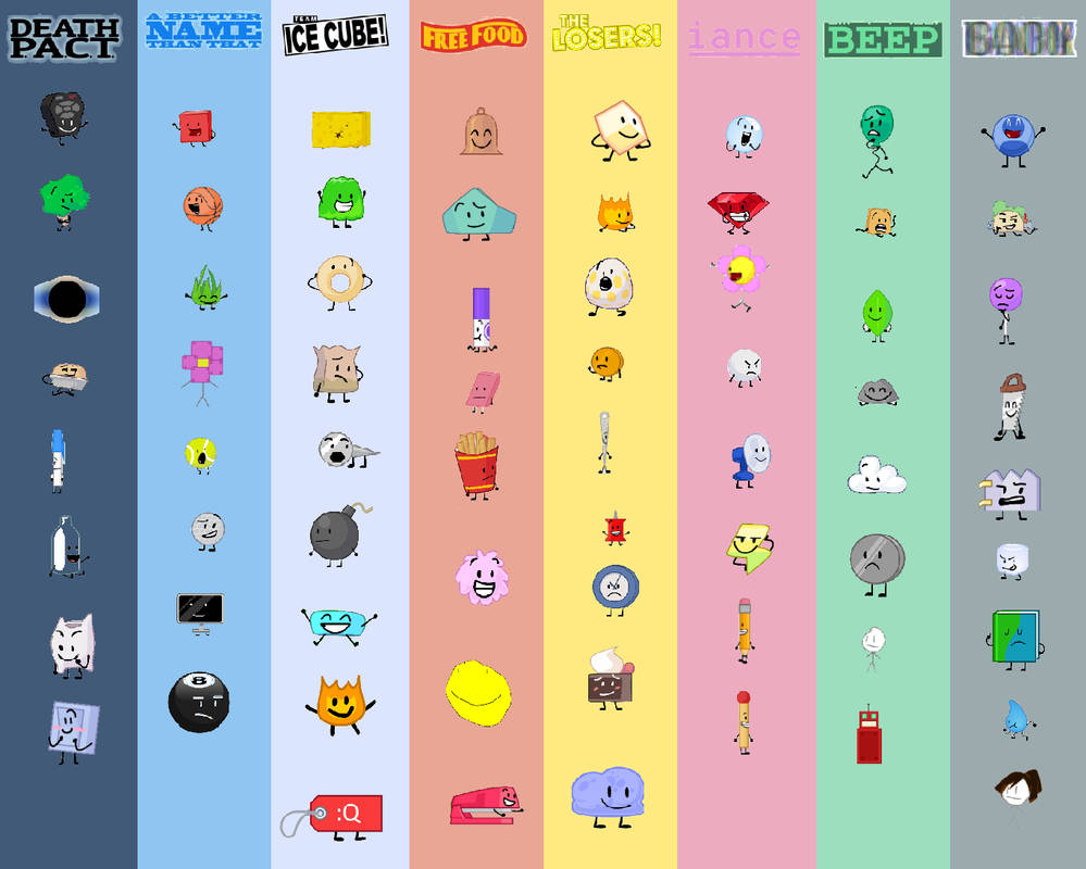 8 Team All 67 in BFB Pre-Split Season 4a 2 by Abbysek on DeviantArt