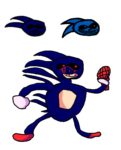 Vs Sonic.exe Icon but in my style [Friday Night Funkin'] [Mods]