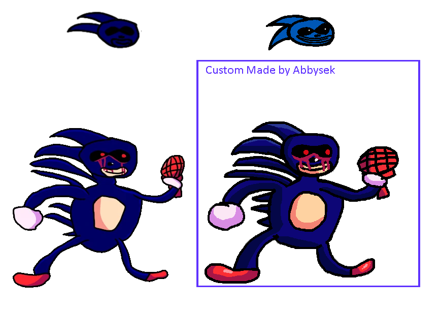 FNF - My Custom Sonic.EXE Game Over Screen by Abbysek on DeviantArt
