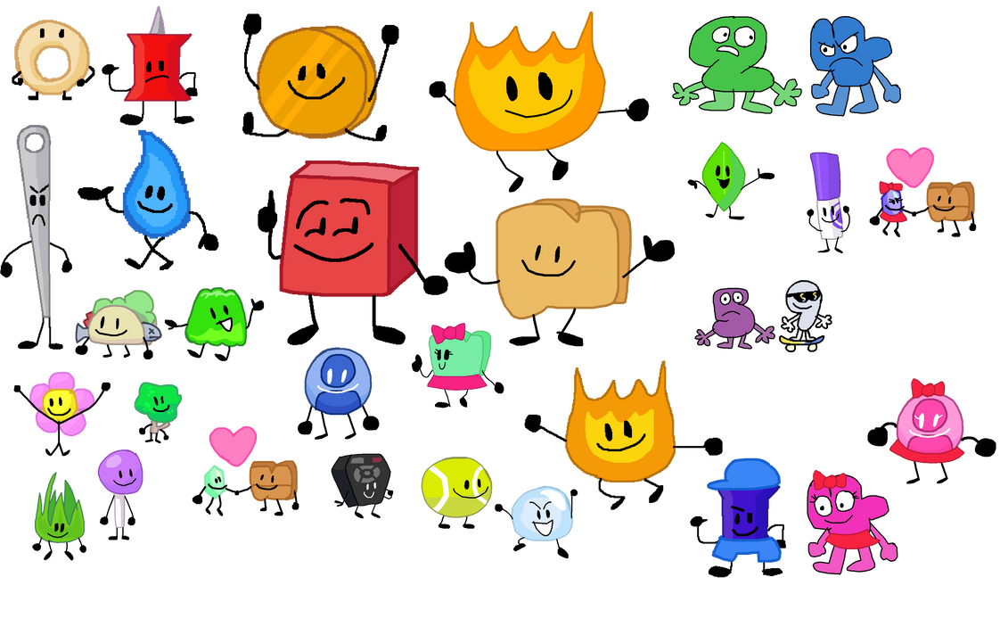 All Renders in BFDI Series Universe by Abbysek on DeviantArt