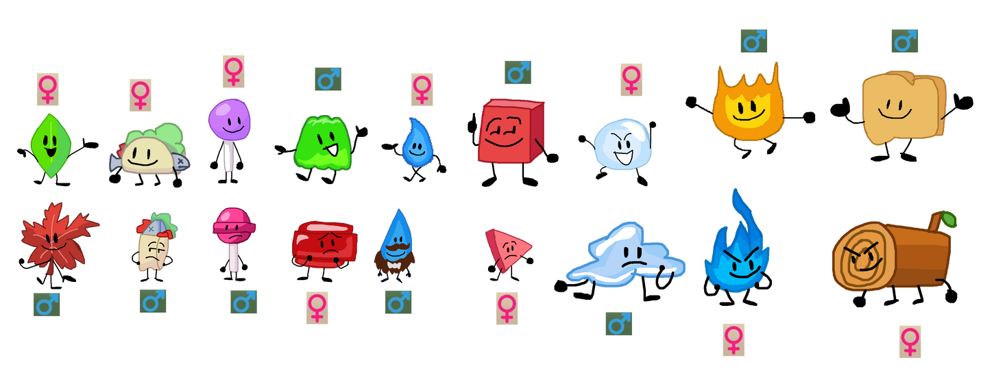 Genderbent Male And Females Render In BFDI Series By Abbysek On DeviantArt genderbent-male-and-females-render-in-bfdi-series-by-abbysek-on-deviantart