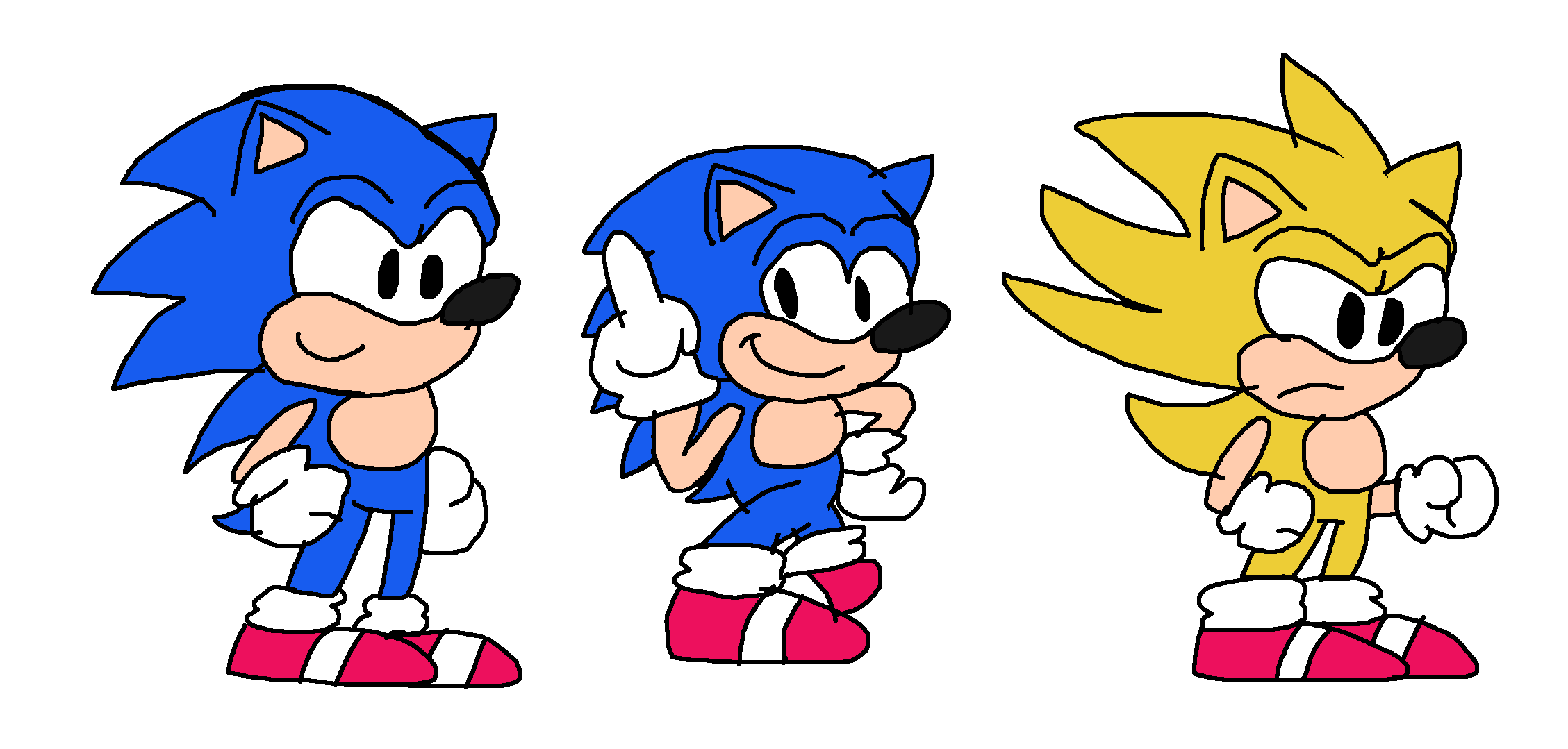 New Sonic Different Redone Design by Abbysek on DeviantArt