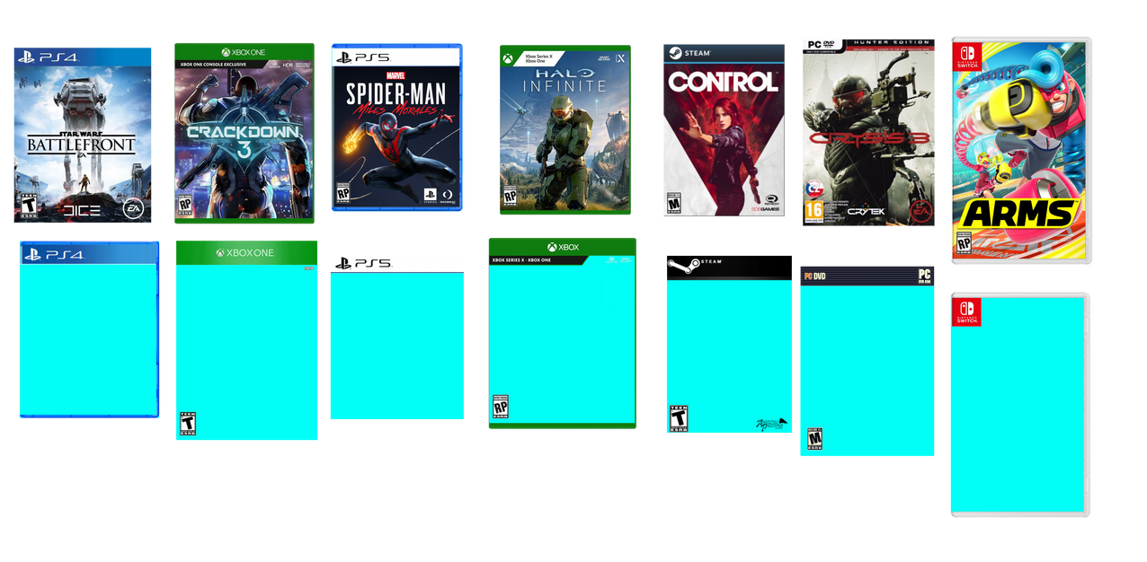 Modern Console Games in Cover by Abbysek on DeviantArt