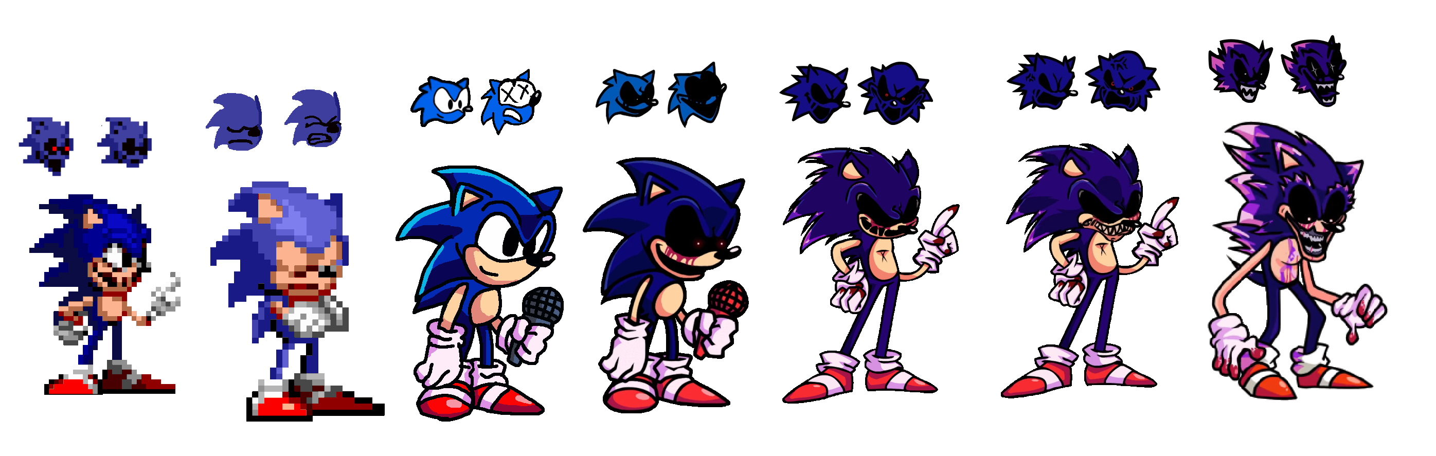 V3 Swapped FNF Vs. Sonic.EXE Mod Opponents by Abbysek on DeviantArt