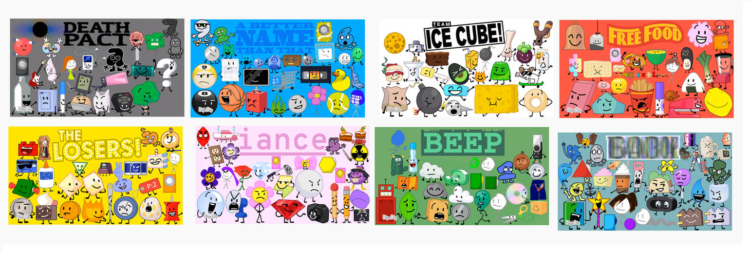 Image ALL BFB CHARACTERS IN BFB TEAMS By Abbysek On DeviantArt Image All Bfb Characters In Bfb Teams By Abbysek On Deviantart