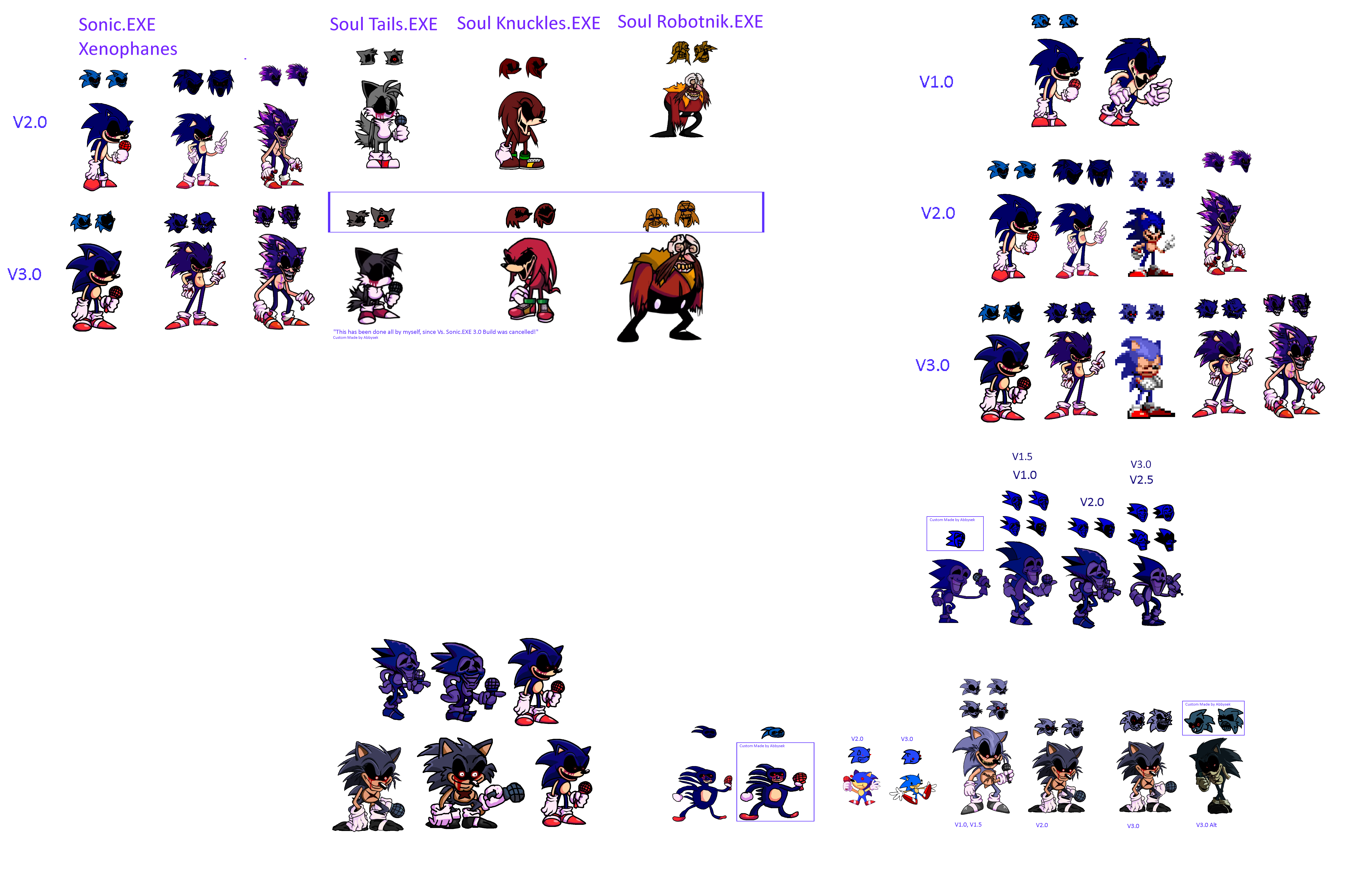 V4 My Sonic Multiverse of FNF Vs. Sonic.EXE Mod Op by Abbysek on DeviantArt