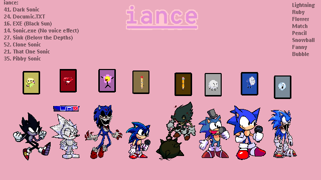 Sonic.exe FNF mod ALL the codes by Elgamer1188 on DeviantArt