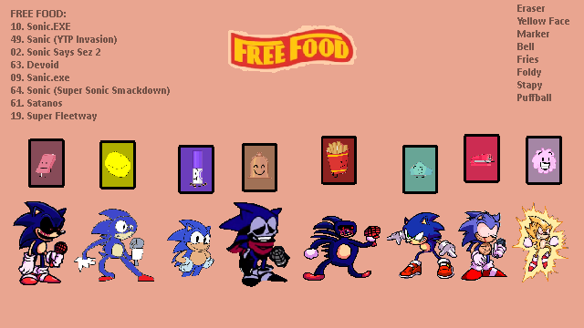 I finished sprites of FNF Mods Sonic.exe but No Ef by Abbysek on DeviantArt