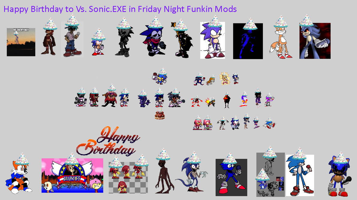V4 My Sonic Multiverse of FNF Vs. Sonic.EXE Mod Op by Abbysek on DeviantArt