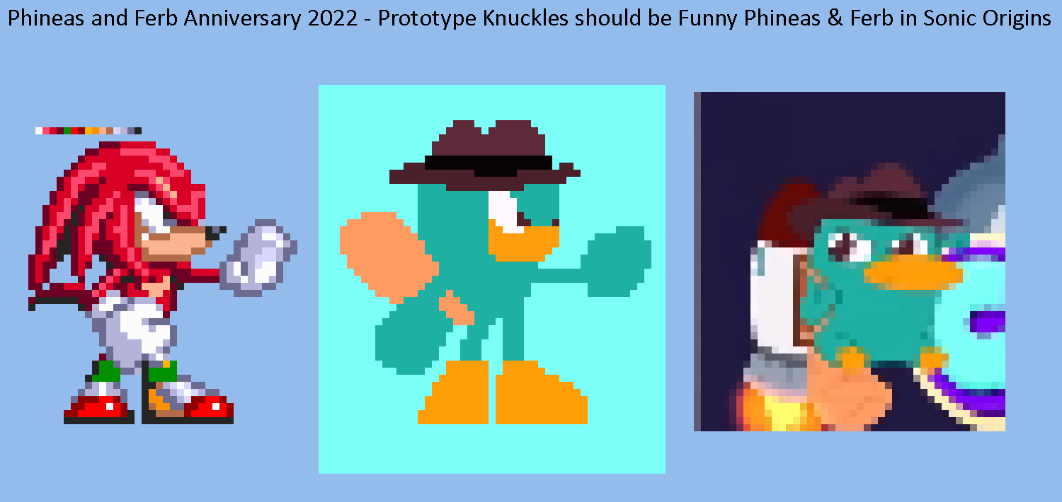 Knuc Phineas and Ferb Anniversary 2022 - Prototype Knuc by Abbysek on DeviantArt