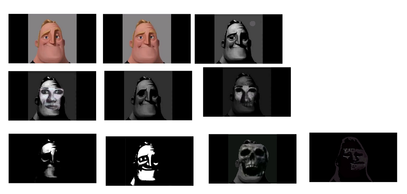 Mr Incredible Becoming Uncanny but it stays Visual by Abbysek on DeviantArt