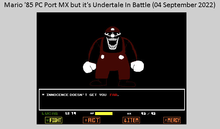 Mario 85 Simulator Rp Mario '85 PC Port MX but it's Undertale In Battle by Abbysek on DeviantArt