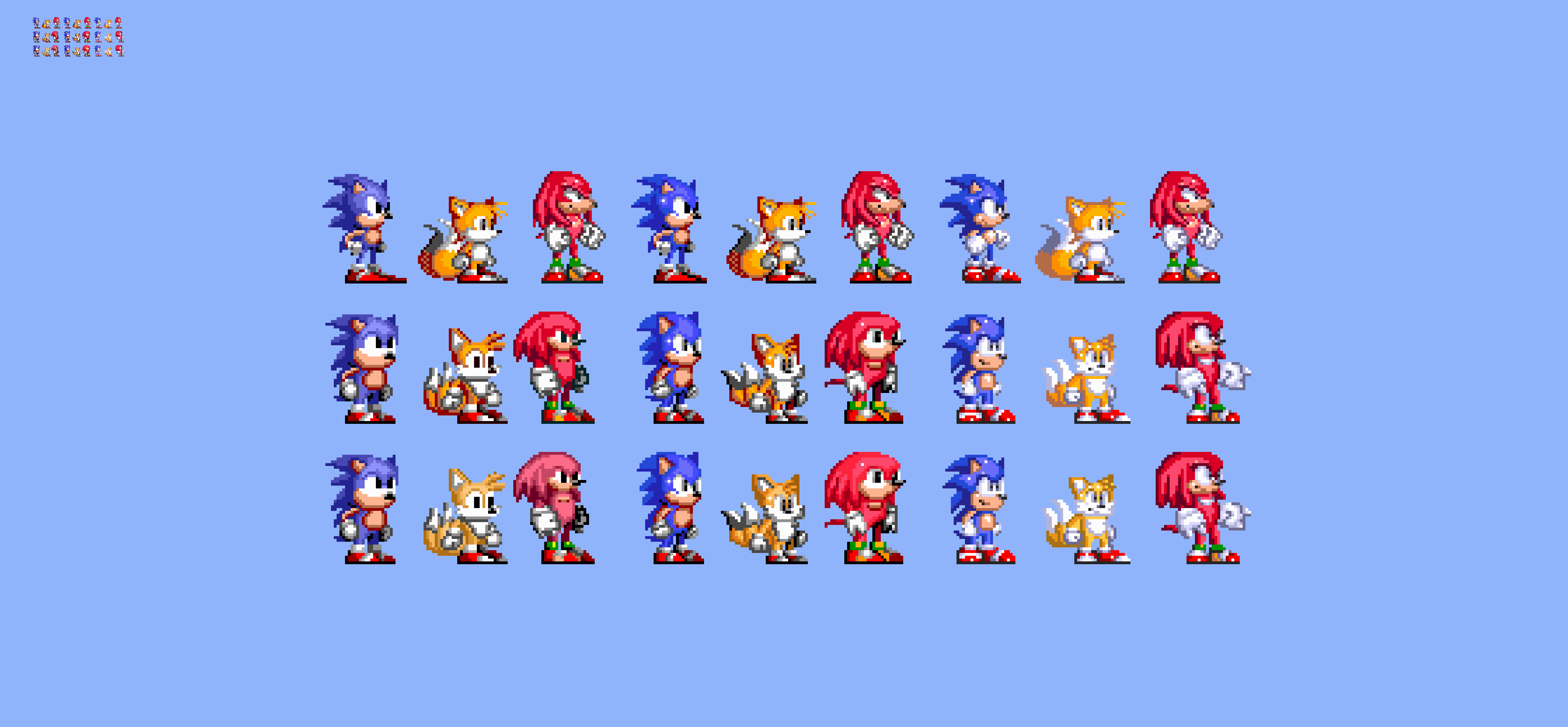 2011 X (Advanced) Sprites by TheSonicPrime on DeviantArt