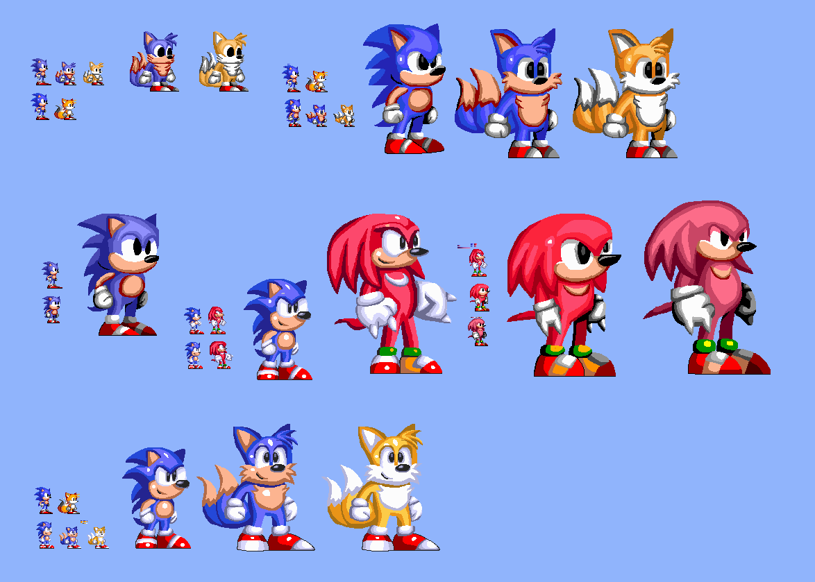 Sonic Style Sprites - Original and Custom by Abbysek on DeviantArt