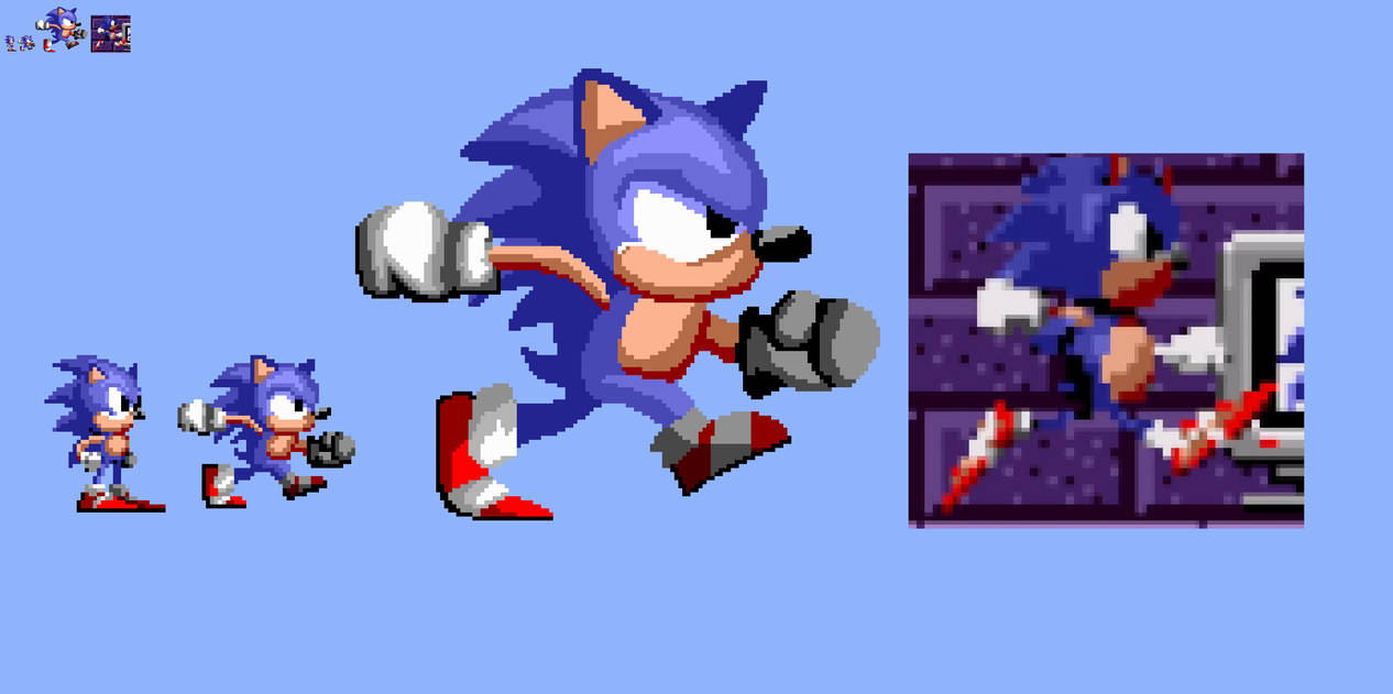 Sonic The Hedgehog - SMS Style Edition (Sprites) by SupaStarFox on  DeviantArt