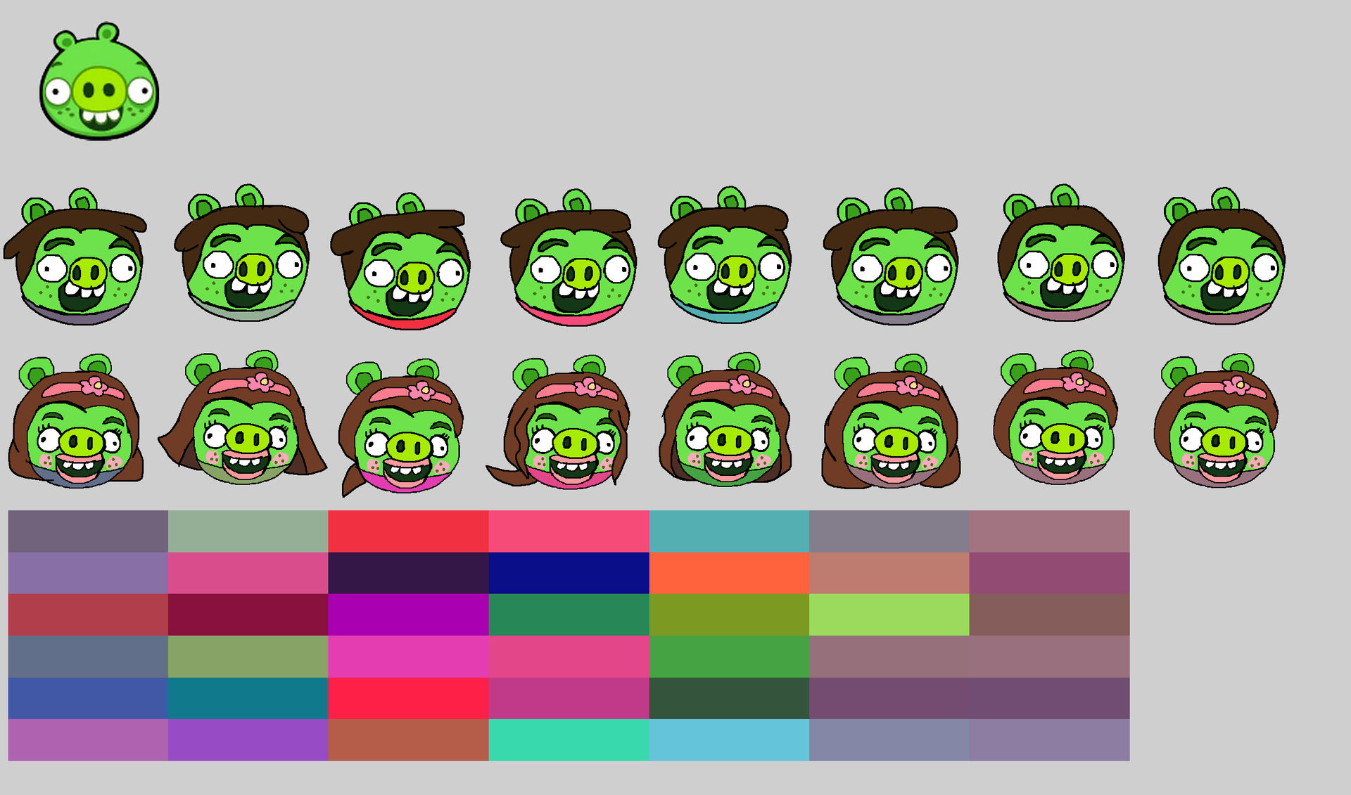 Six Boys And Girls In Style Of Bad Piggies Ross By Abbysek On.