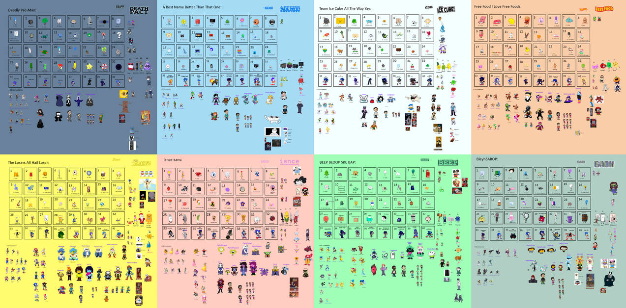 8 Teams of Battle For B.F.D.I. (also known as BFB) by Abbysek on DeviantArt