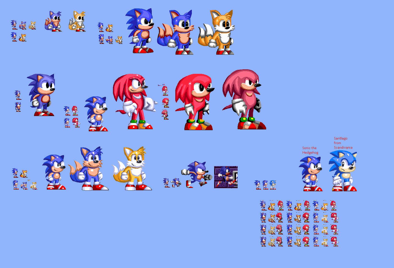 Custom Sonic 1 Sprites Reupload by Antonio1407 on DeviantArt