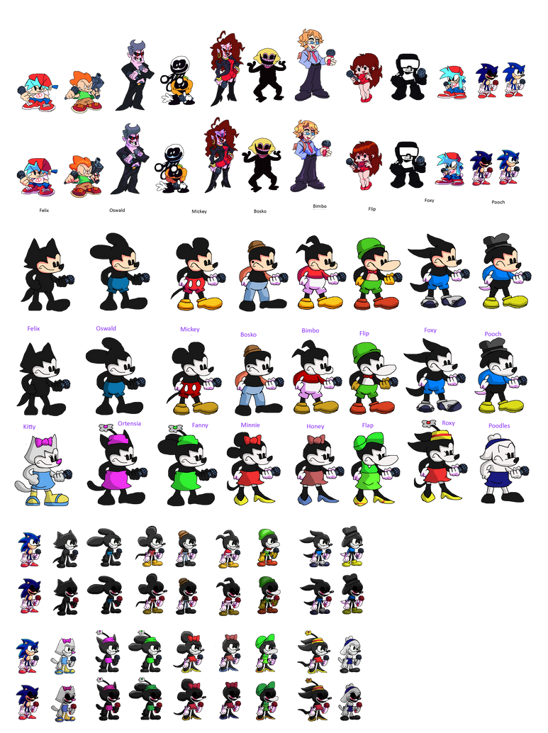 Recuser Fnf Retraced FNF Sides Collection 4 by Abbysek on DeviantArt