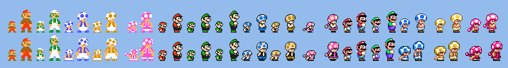 Super Mario Sprites - SMM2 vs SMB2 Conversion by Abbysek on DeviantArt