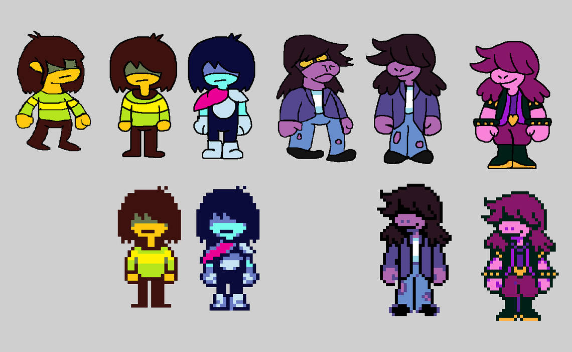 Retraced Deltarune Kris And Susie By Abbysek On Deviantart Retraced Deltarune Kris And Susie By Abbysek On Deviantart