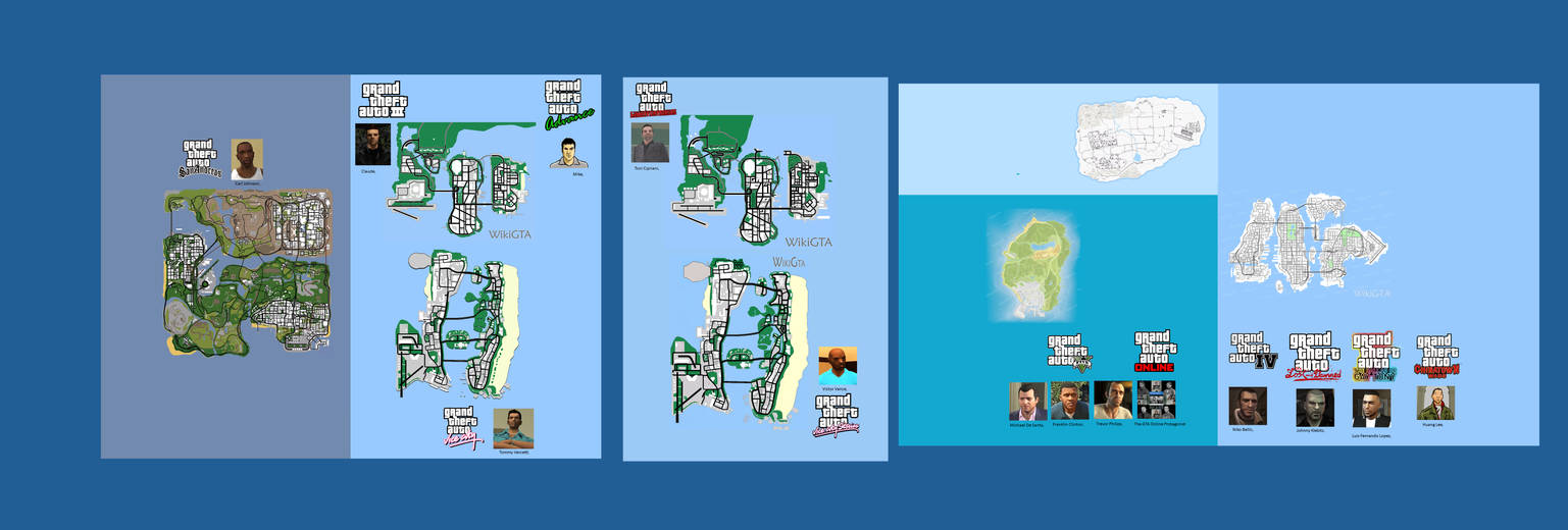 GTA Vice City and GTA III map united by Unter-offizier on DeviantArt