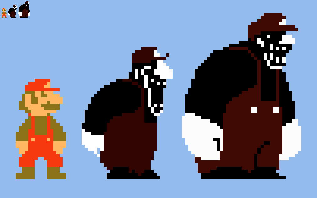 10x MX Mario 85 PC Port Sprite Comparison by Abbysek on DeviantArt