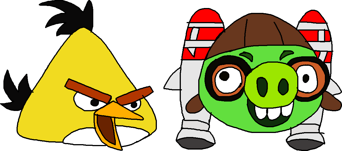 Jetpack Hogs Chuck and the Jetpack Pig HD - Angry Birds by Abbysek on DeviantArt