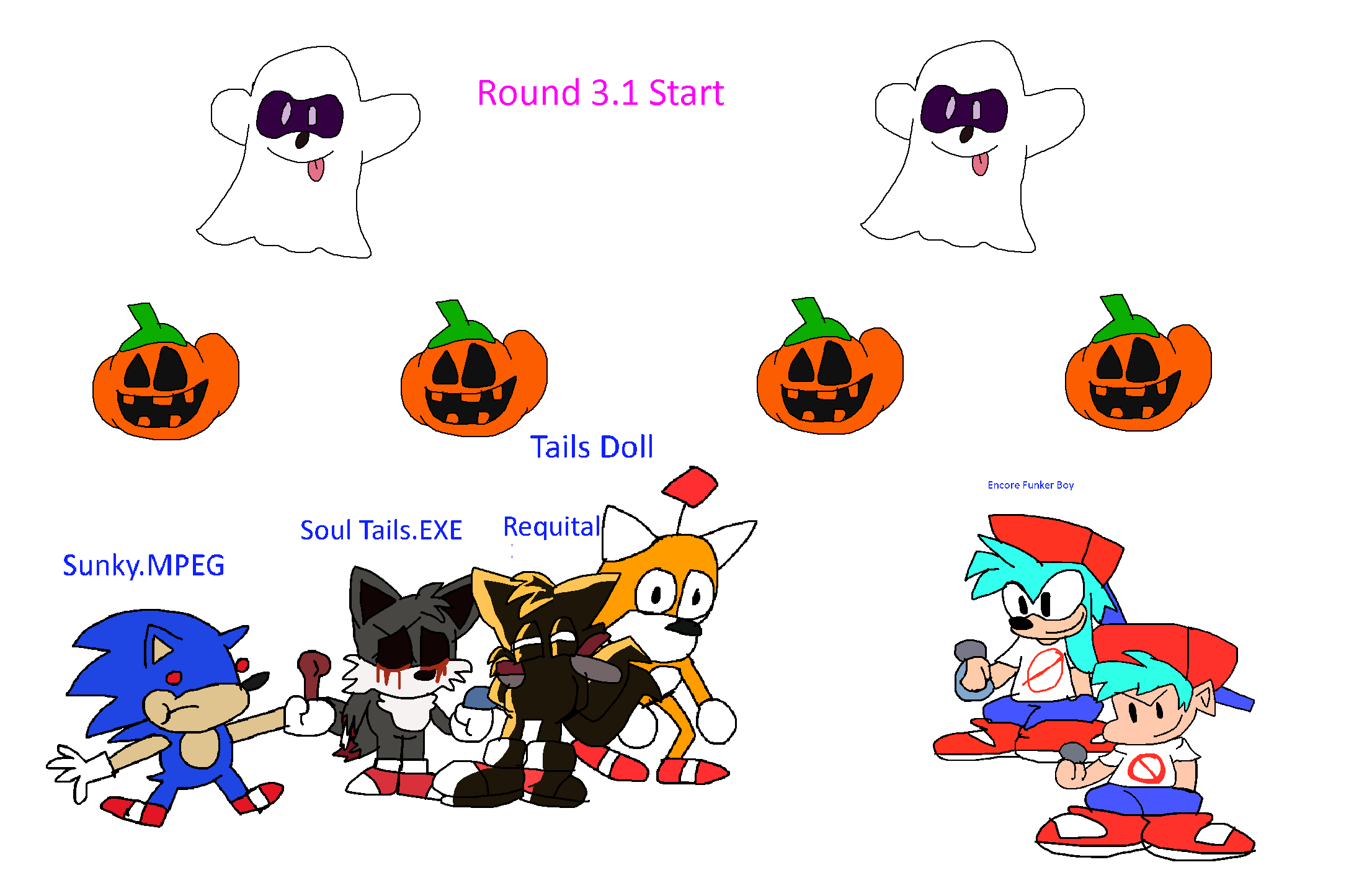 Halloween Special Shadow VS Sonic EXE (Sprite Animation)_哔哩哔哩_