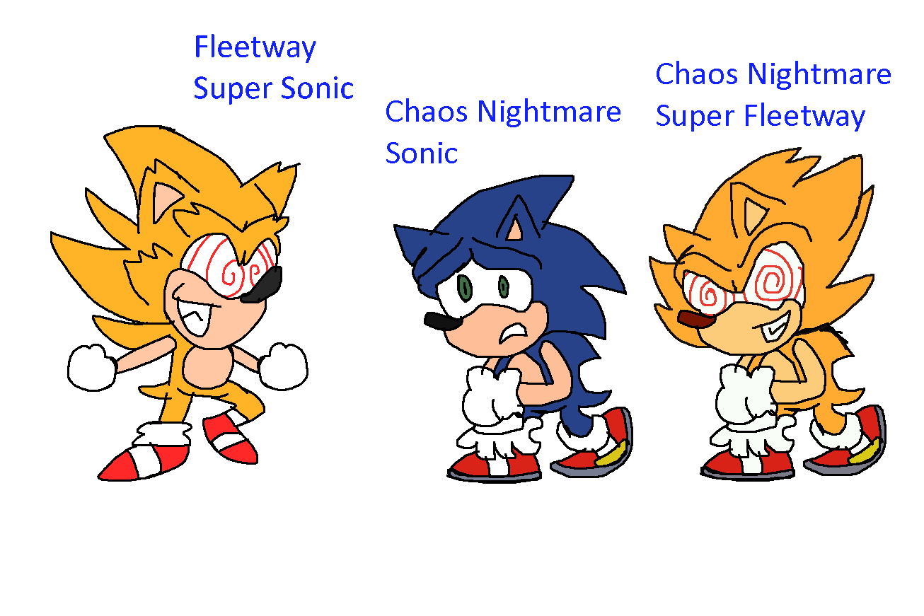 Sonic 2 Drawing styled Fleetway Super Sonic from V by Abbysek on DeviantArt