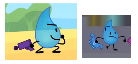 Look Out - BFDI TPOT Teardrop chases BFB Post-Spli by Abbysek on DeviantArt