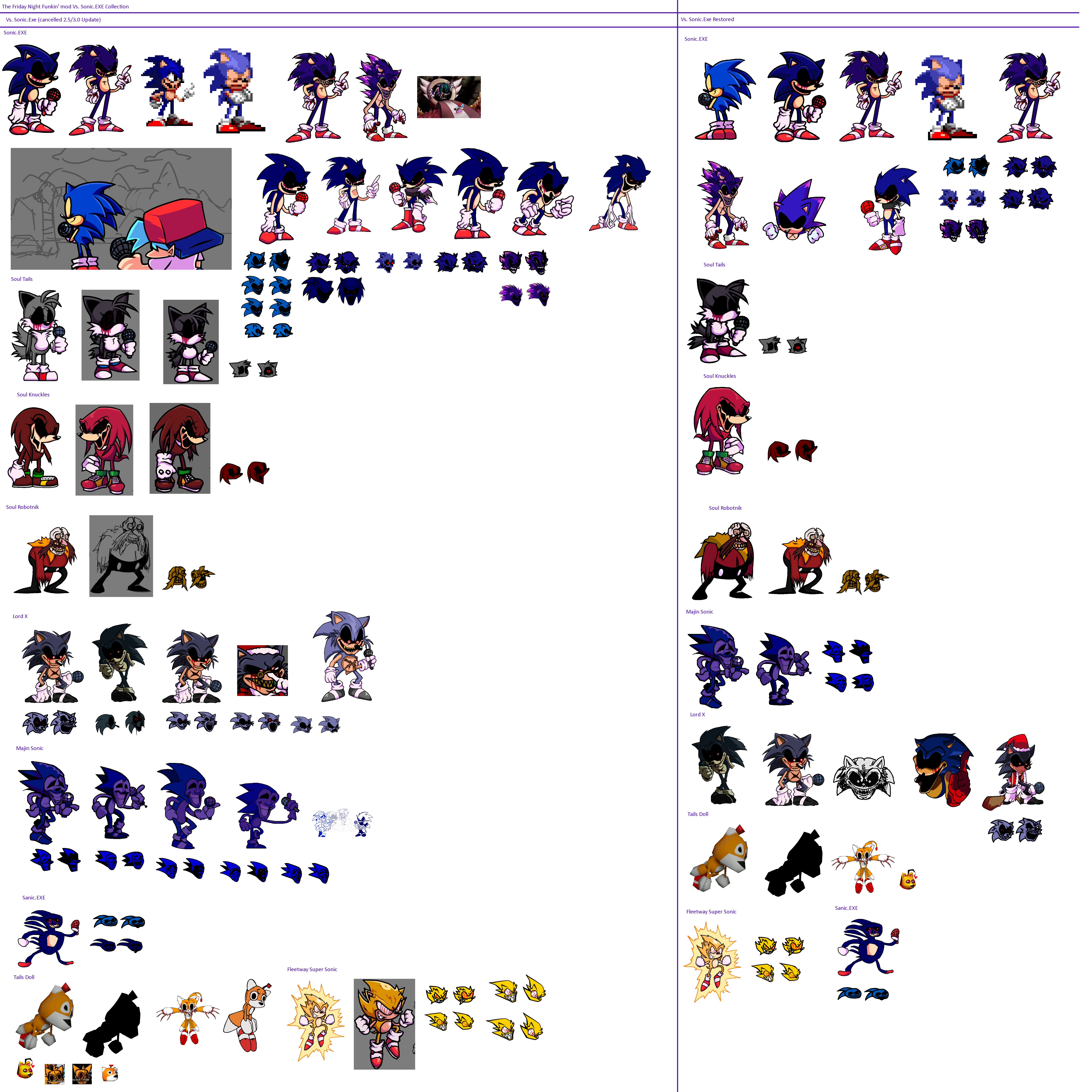 Steam Workshop::(OLD) Lord X Sprites Friday Night Fugin vs Sonic.exe