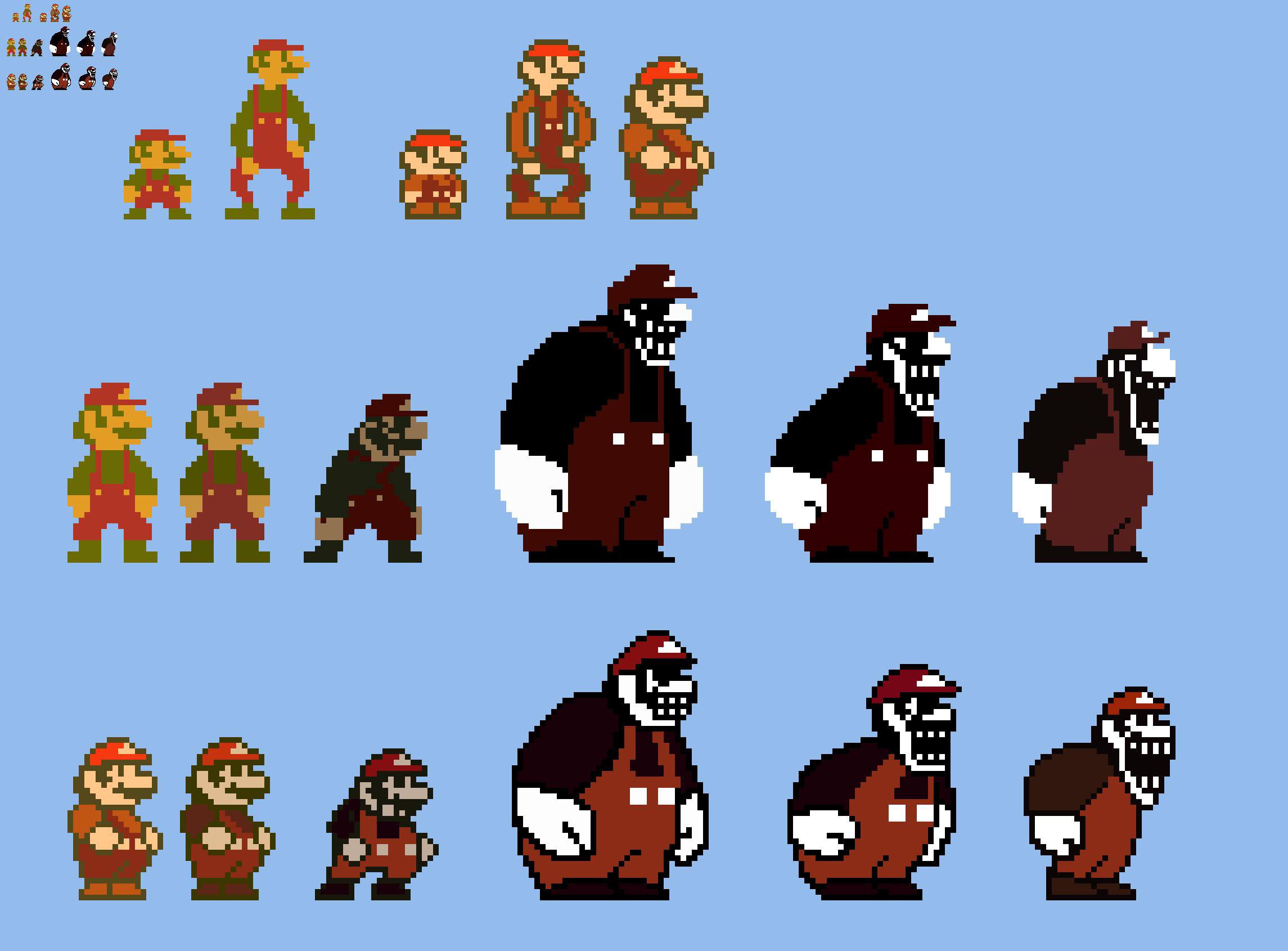 Mario Crouch 10x SMB1 and SMB3 Mario Fusion but Weird Mario and by Abbysek on DeviantArt